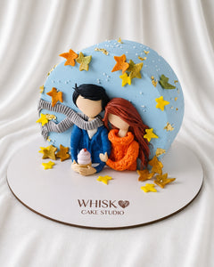 Winter Anniversary Cake